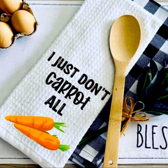 I just don’t carrot all kitchen towel - Picture 1 of 1